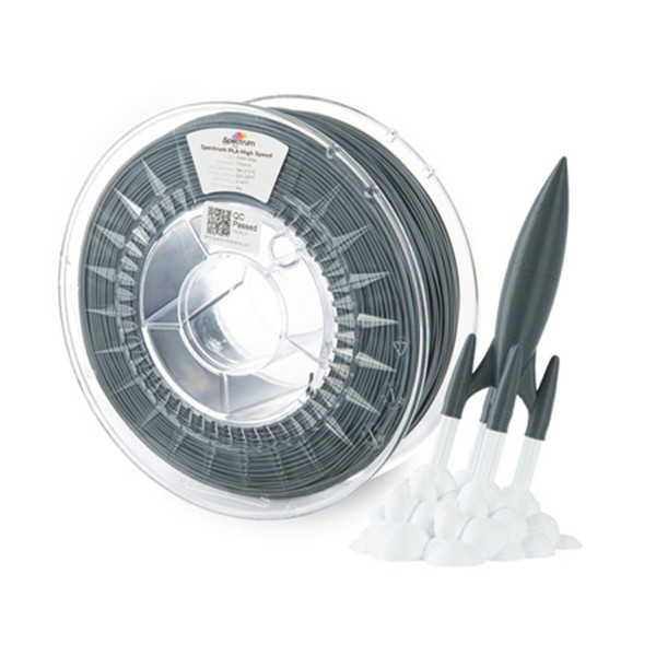 Spectrum dark grey Premium High Speed PLA filament 1.75mm, 1kg 81070 DFS10042 - 1