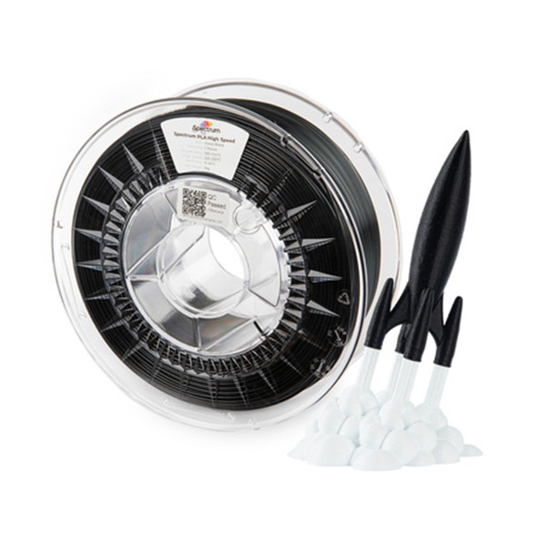 Spectrum deep black Premium High Speed PLA filament 1.75mm, 1kg 81071 DFS10043 - 1
