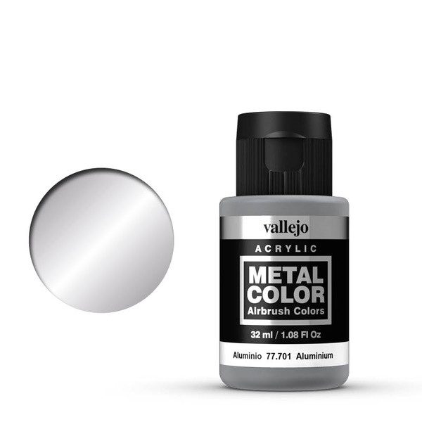 Vallejo Metal Color aluminum acrylic paint, 32ml 77701 DAR01078 - 1
