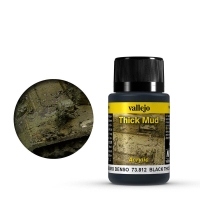 Vallejo Thick Mud black acrylic paint, 40ml 73812 DAR01082