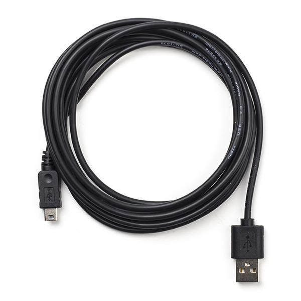 USB A to mini USB black USB 2.0 cable, 3m DDK00124 - 1