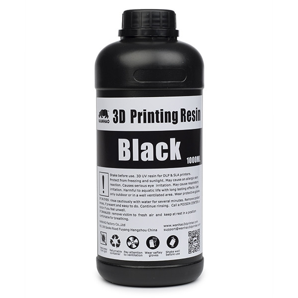 Wanhao black UV resin, 1000ml  DLQ02020 - 1