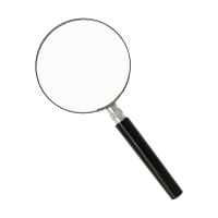 Westcott hand magnifier with black handle (75mm) E40303 221093