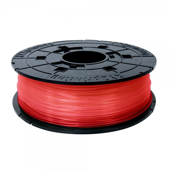 XYZprinting transparent red PLA filament 1.75mm, 0.6kg (Cartridge) RFPLAXEU03K XYRFPLAXEU03K DFP05012 - 1