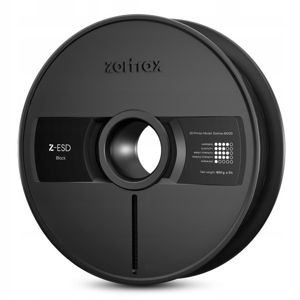 Zortrax black Z-ESD filament 1.75mm, 0.8kg  DFP00095 - 1