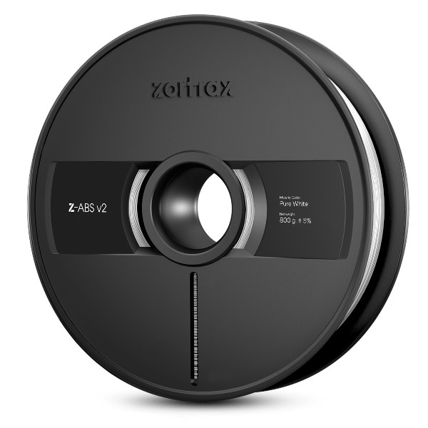 Zortrax pure white Z-ABS v2 filament 1.75mm, 0.8kg  DFP00079 - 1