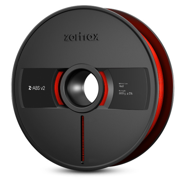 Zortrax red Z-ABS v2 filament 1.75mm, 0.8kg  DFP00080 - 1