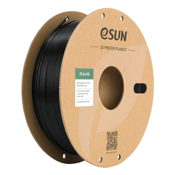 eSUN black ePLA+HS filament 1.75mm, 1kg DFE20357 - 1