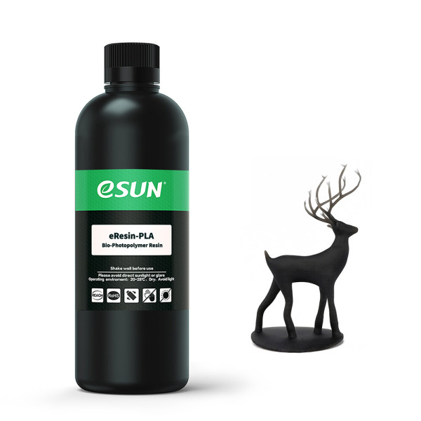 eSun black eResin PLA resin, 1kg ERESIN-PLA-B DFE20165 - 1