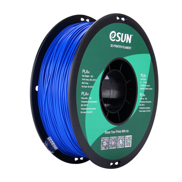 eSun blue PLA+ filament 1.75mm, 1kg PLA175U1 DFE20090 - 1