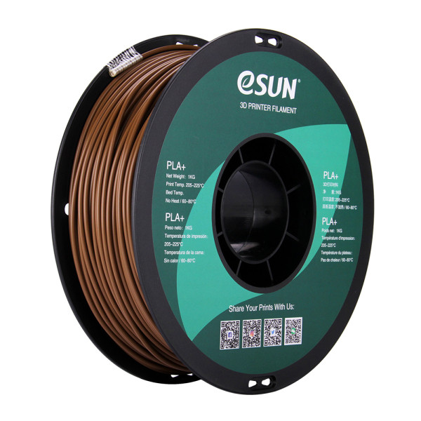 eSun brown PLA+ filament 2.85mm, 1kg DFE20108 - 1