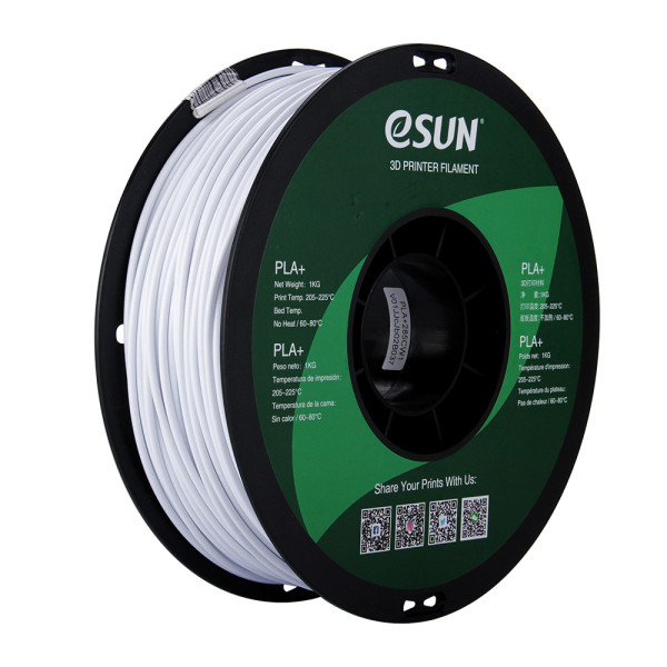eSun cold white PLA+ filament 2.85mm, 1kg  DFE20082 - 1