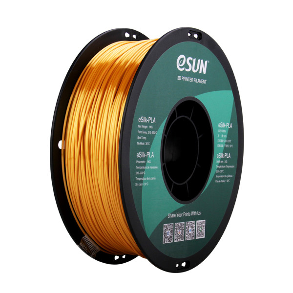 eSun eSilk gold PLA filament 1.75mm, 1kg eSilk-PLA175J1 DFE20196 - 1