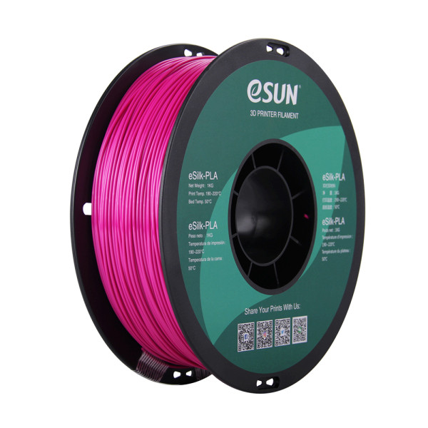 eSun eSilk violet purple PLA filament 1.75mm, 1kg eSilk-PLA175VI1 DFE20204 - 1