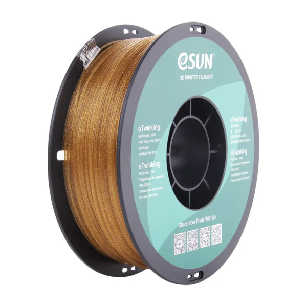 eSun eTwinkling gold filament 1.75mm, 1kg  DFE20264 - 1
