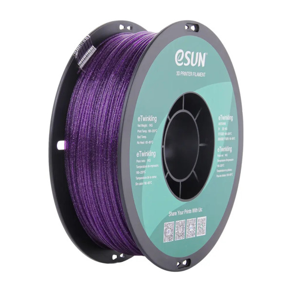 eSun eTwinkling purple filament 1.75mm, 1kg  DFE20269 - 1