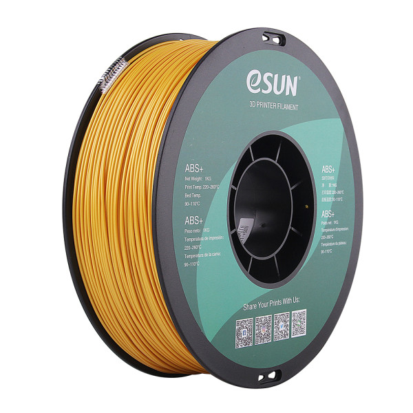eSun gold ABS+ filament 1.75mm, 1kg  DFE20017 - 1