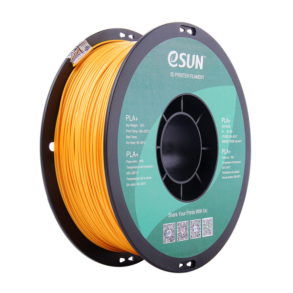 eSun gold PLA+ filament 1.75mm, 1kg PLA175J1 DFE20093 - 1