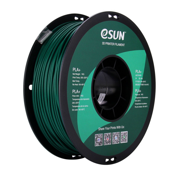 eSun green PLA+ filament 2.85mm, 1kg  DFE20109 - 1