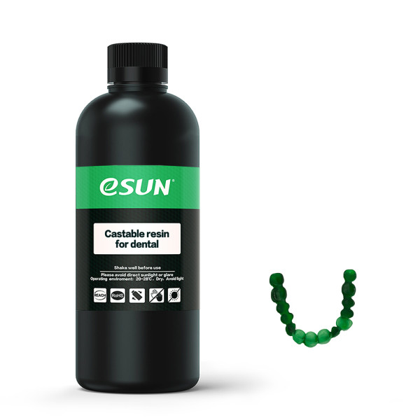 eSun green castable dental resin, 1kg CASTABLERESIN-DEN-G DFE20161 - 1