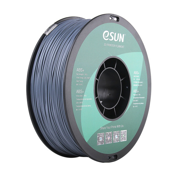 eSun grey ABS+ filament 1.75mm, 1kg ABS175H1 DFE20018 - 1