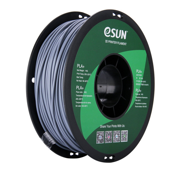 eSun grey PLA+ filament 2.85mm, 1kg PLA285H1 DFE20106 - 1