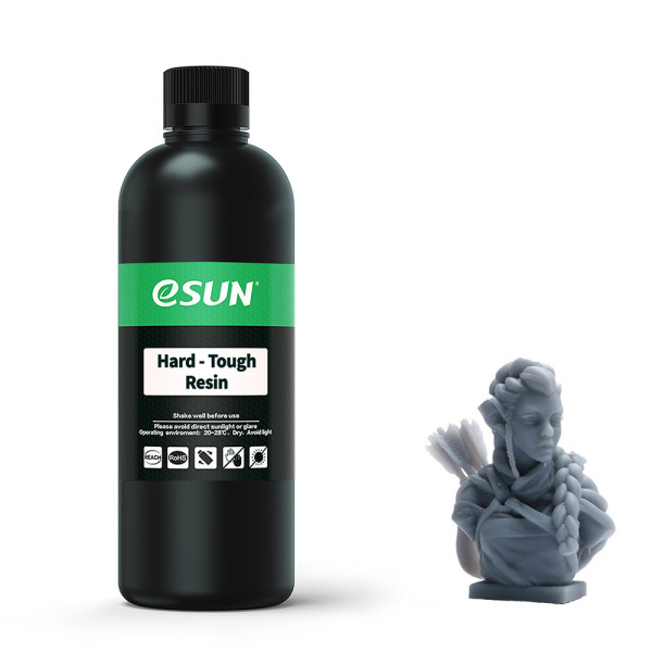 eSun grey hard-tough resin, 1kg HARDTOUGHRESIN-H DFE20171 - 1