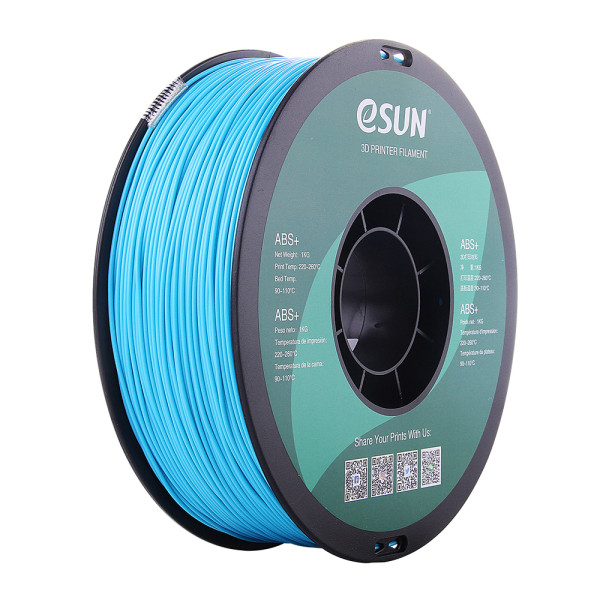 eSun light blue ABS+ filament 1.75mm, 1kg  DFE20021 - 1