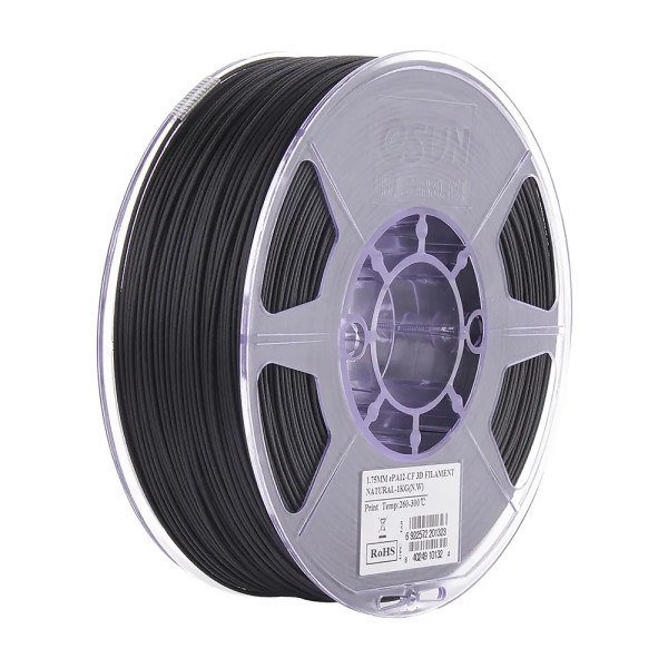 eSun natural ePA12-CF Nylon filament 1.75mm, 1kg  DFE20236 - 1