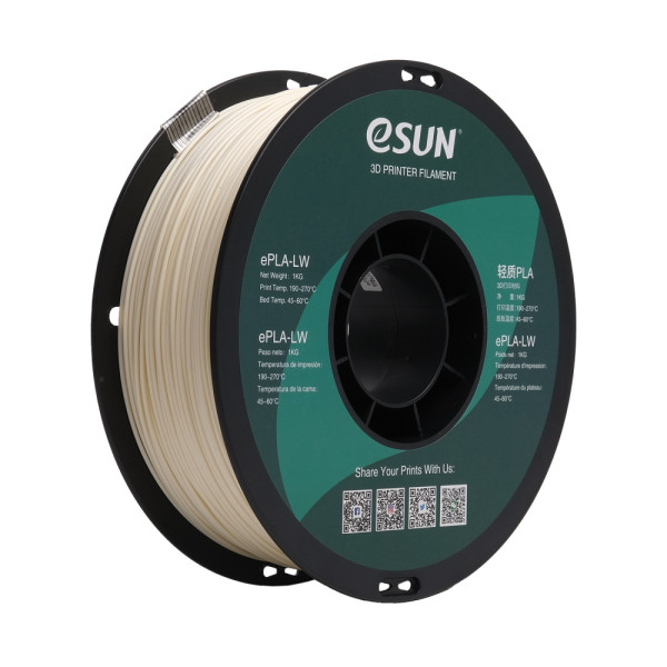 eSun natural ePLA-LW filament 1.75mm, 1kg ePLA-LW175N1 DFE20225 - 1