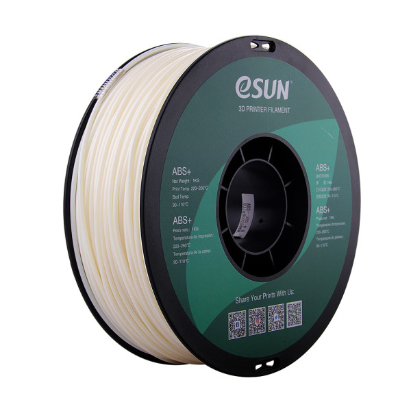 eSun neutral ABS+ filament 2.85mm, 1kg  DFE20032 - 1