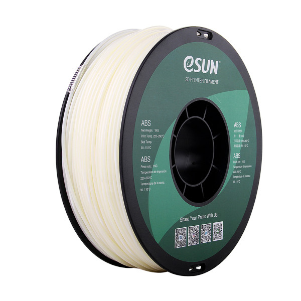 eSun neutral ABS filament 2.85mm, 1kg  DFE20010 - 1