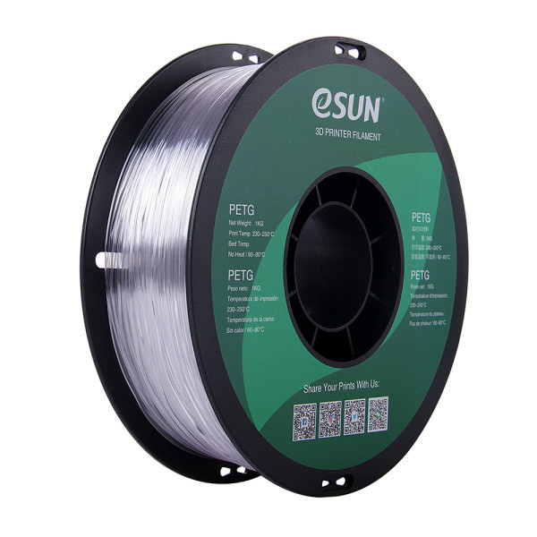 eSun neutral PETG filament 1.75mm, 1kg PETG175N1 DFE20045 - 1
