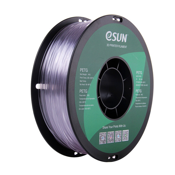 eSun neutral PETG filament 2.85mm, 1kg  DFE20053 - 1