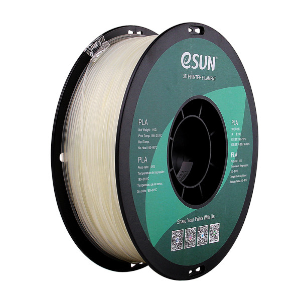 eSun neutral PLA filament 1.75mm, 1kg PLA175N1 DFE20072 - 1