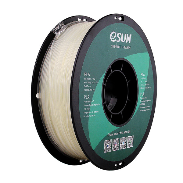 eSun neutral PLA filament 1.75mm, 1kg DFE20072 - 1