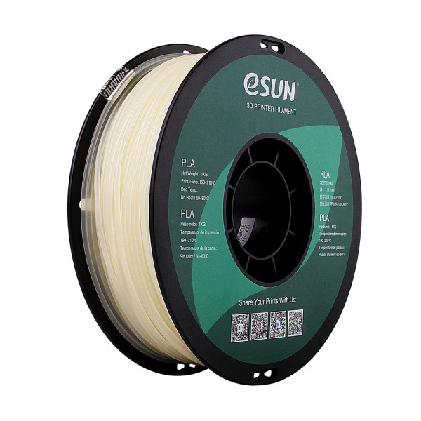 eSun neutral PLA filament 2.85mm, 1kg PLA285N1 DFE20079 - 1