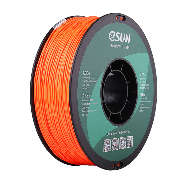 eSun orange ABS+ filament 1.75mm, 1kg ABS175O1 DFE20025 - 1