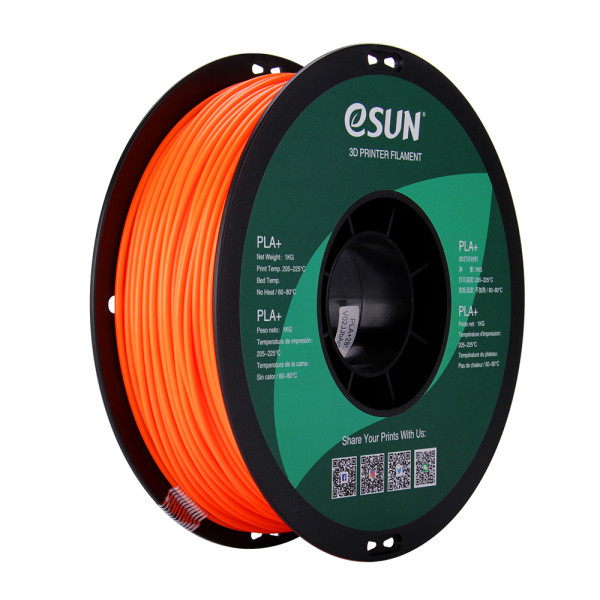eSun orange PLA+ filament 2.85mm, 1kg PLA285O1 DFE20110 - 1