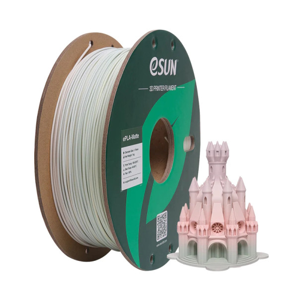eSun rainbow ePLA-Matte filament 1.75mm, 1kg ePLA-Matte175RB1 ePLA-Matte175RBA1 DFE20254 - 1