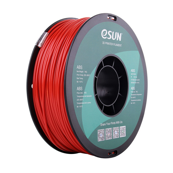 eSun red ABS filament 2.85mm, 1kg  DFE20011 - 1