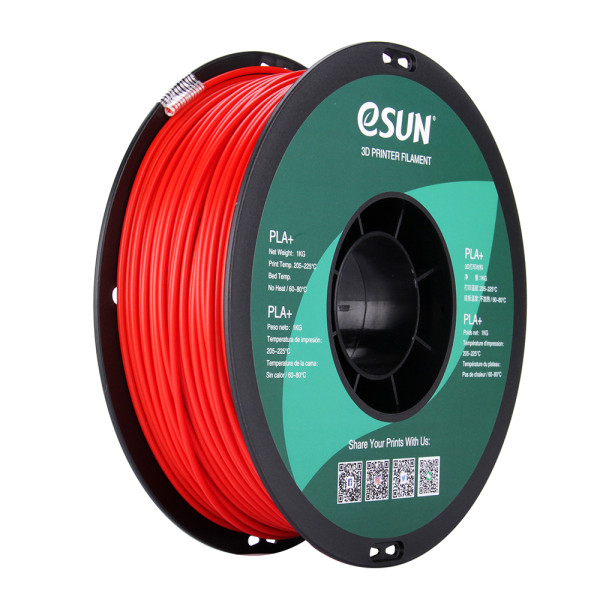eSun red PLA+ filament 2.85mm, 1kg DFE20112 - 1