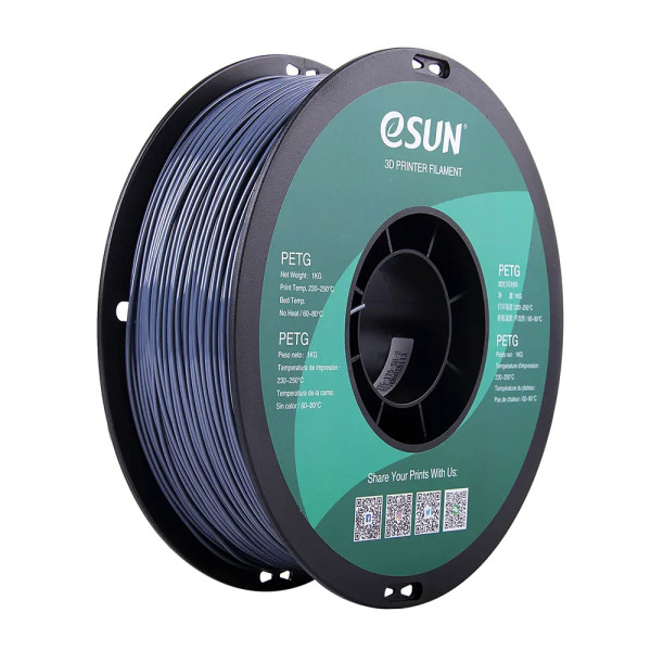 eSun solid grey PETG filament 1.75mm, 1kg DFE20273 - 1