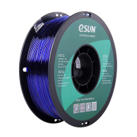 eSun transparent blue PETG filament 1.75mm, 1kg PETG175U1 DFE20046