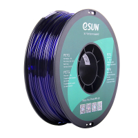 eSun transparent blue PETG filament 2.85mm, 1kg PETG285U1 DFE20054