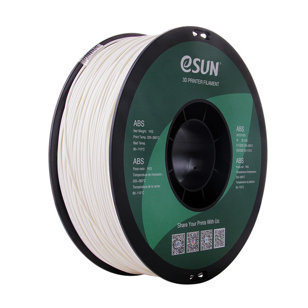 eSun warm white ABS filament 1.75mm, 1kg  DFE20123 - 1