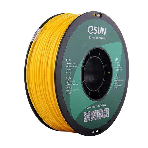 eSun yellow ABS filament 1.75mm, 1kg  DFE20001 - 1