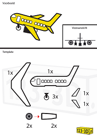 3D pen stencils and print samples