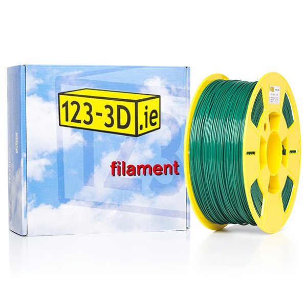 123-3D green PLA filament